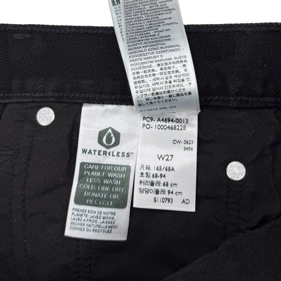 LEVI'S Premium Icon Wax Coated Mini Skirt Sz 27 - Picture 6 of 8